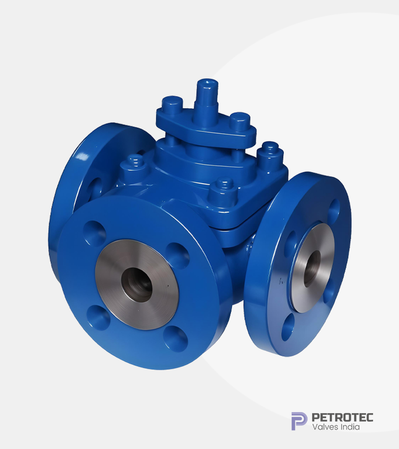 Lubricated Plug Valves Three Way